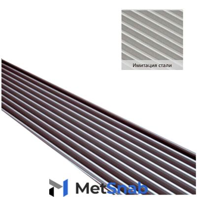 Декоративная решетка Mohlenhoff DL 15.410-16.3750-EO, линейная (сталь)